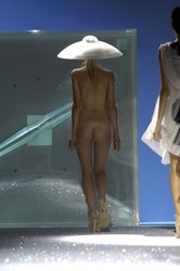 Leah De Wavrin Oops Topless Nude Nip Slip Sexy Hot Fashion Tits